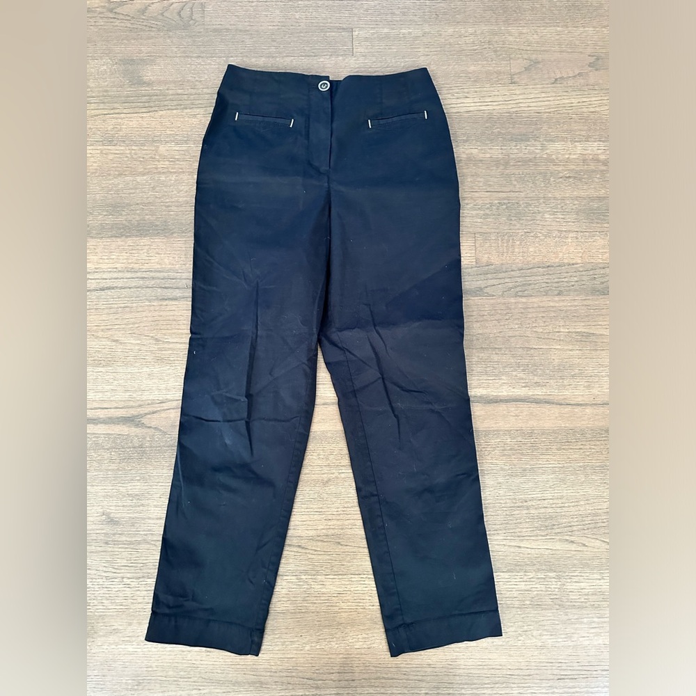 Maeve by Anthropologie Cigarette Pants-Size 6-Black - Picture 4 of 11